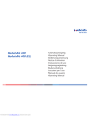 Webasto Hollandia 400 Operating Manual