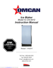 Omcan IC-CN-0012 Instruction Manual