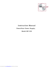 Major Science MP-300 Instruction Manual
