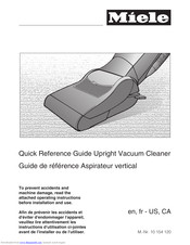 Miele Dynamic U1 Quick Reference Manual