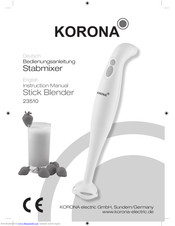 Korona 23510 Instruction Manual