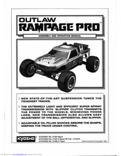 Kyosho outlaw rampage pro Assembly And Operation Manual