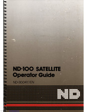 ND ND-100 SATELLITE Operator's Manual