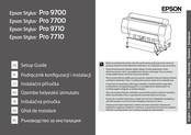 Epson Stylus Pro 7700 Series Setup Manual
