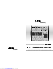 SKP Pro Audio VZ8FZ Owner's Manual