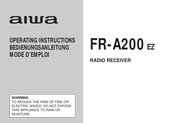 Aiwa FR-A200EZ Operating Instructions Manual