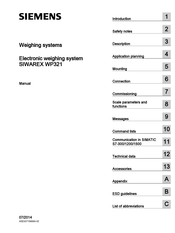 Siemens SIWAREX WP321 Manual