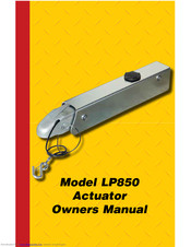 TIE DOWN LP850 Owner's Manual