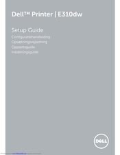 Dell E310dw Setup Manual
