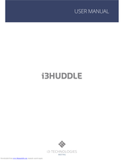 i3-TECHNOLOGIES i3HUDDLE User Manual