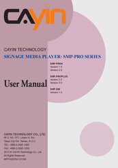 Cayin SMP-PRO4 User Manual