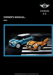 Mini COOPER,  COOPER Owner's Manual