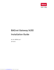 BACnet 435 Installation Manual