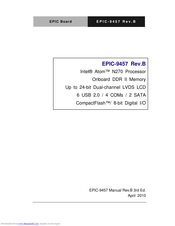 Aaeon EPIC-9457 Manual