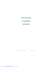 Spark MF730M User Manual