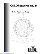 Chauvet COLORdash Par-h12 ip Quick Reference Manual