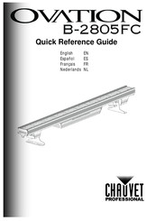 Chauvet ovation B-2805FC Quick Reference Manual