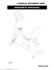Cosco C1000R-AT Owner's Manual