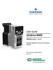 Emerson Unidrive M400 Manuals | ManualsLib