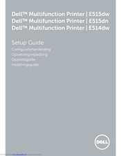 Dell E515dn Setup Manual