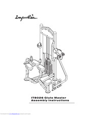 BM FITNESS IMPULSE 2 IT8026 Glute Master Assembly Instructions Manual