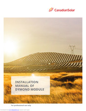 Canadian Solar Dymond CS6K-250P-FG Installation Manual