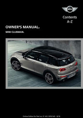 Mini COOPER ALL4 CLUBMAN Owner's Manual