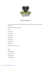 Cobra ODE User Manual