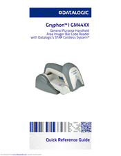 Datalogic Gryphon GM44XX Quick Reference Manual
