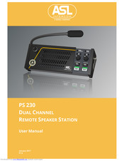 ASL INTERCOM PS 230 User Manual