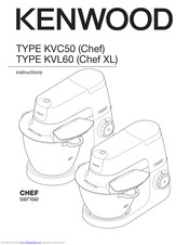 Kenwood KVC50 Chef Instruction Manual