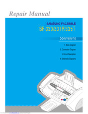 Samsung SF-335T Repair Manual