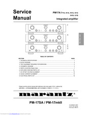 Marantz PM17A/N1G Service Manual