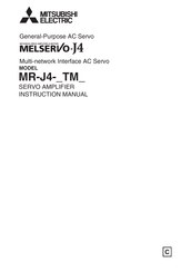 Mitsubishi Electric MR-J4-TM Instruction Manual