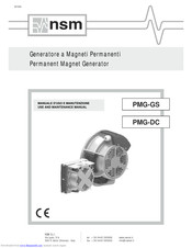 NSM PMG-DC Use And Maintenance Manual