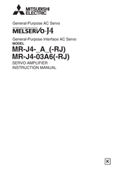 Mitsubishi Electric MR-J4 Instruction Manual