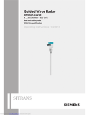 Siemens SITRANS LG250 Operating Instructions Manual