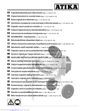 ATIKA Dynamic 165 Original Instructions Manual