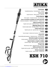 ATIKA KSH710 Original Instructions Manual