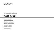 Denon AVR-1509 Owner's Manual