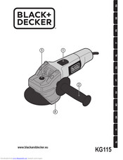 Black & Decker KG115 Original Instructions Manual