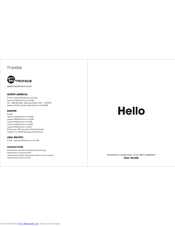 TAOTRONICS HELLO TT-AH005 User Manual