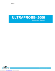 UE Systems ULTRAPROBE 2000 Instruction Manual