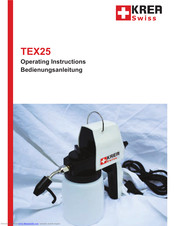 KREA Swiss TEX25 Operating Instructions Manual