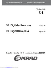 Conrad 86 01 95 Operating Instructions Manual