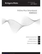 Kruger&Matz FitOne Plus Smartband Owner's Manual