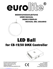 EuroLite LED Ball for CB-12 DMX Controller User Manual