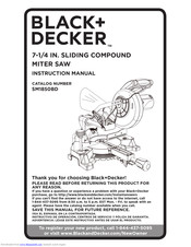 Black & Decker M1850BD Instruction Manual