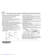 Dell POWERCONNECT J SERIES Quick Start Manual
