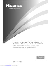 Hisense RF528N4AC1 User's Operation Manual